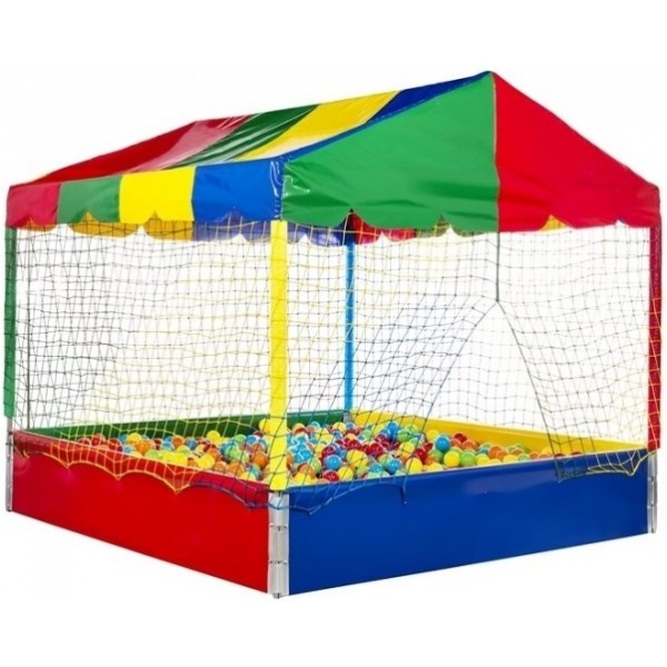 Piscina De Bolinhas 1,50m Com 1.500 Bolinhas + 9 Tatames Eva