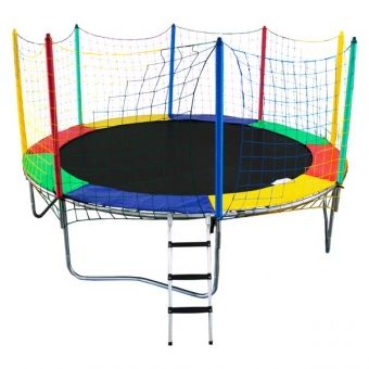 Cama Elástica Importada Colorida 4,27m Completa