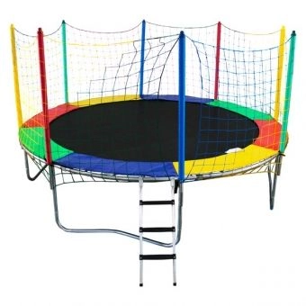 Cama Elástica Importada Colorida 4,27m Completa