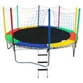 Cama Elástica Importada Colorida 4,27m Completa