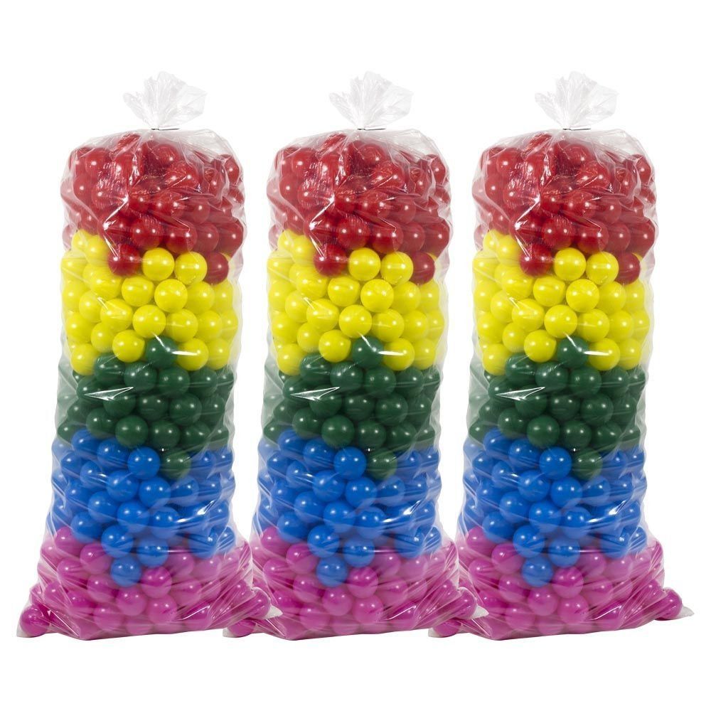 Bolinhas para Piscina 76mm - Com 1500 Bolinhas Coloridas