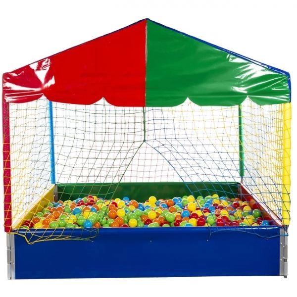 Piscina de Bolinhas 1,5m X 1,5m Com 1.500 Bolinhas Coloridas