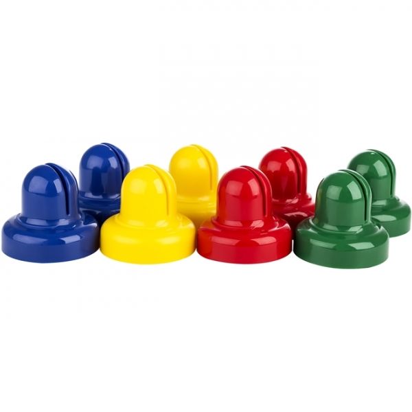 Ponteiras para Cama Elástica Kit com (8) unidades Coloridas