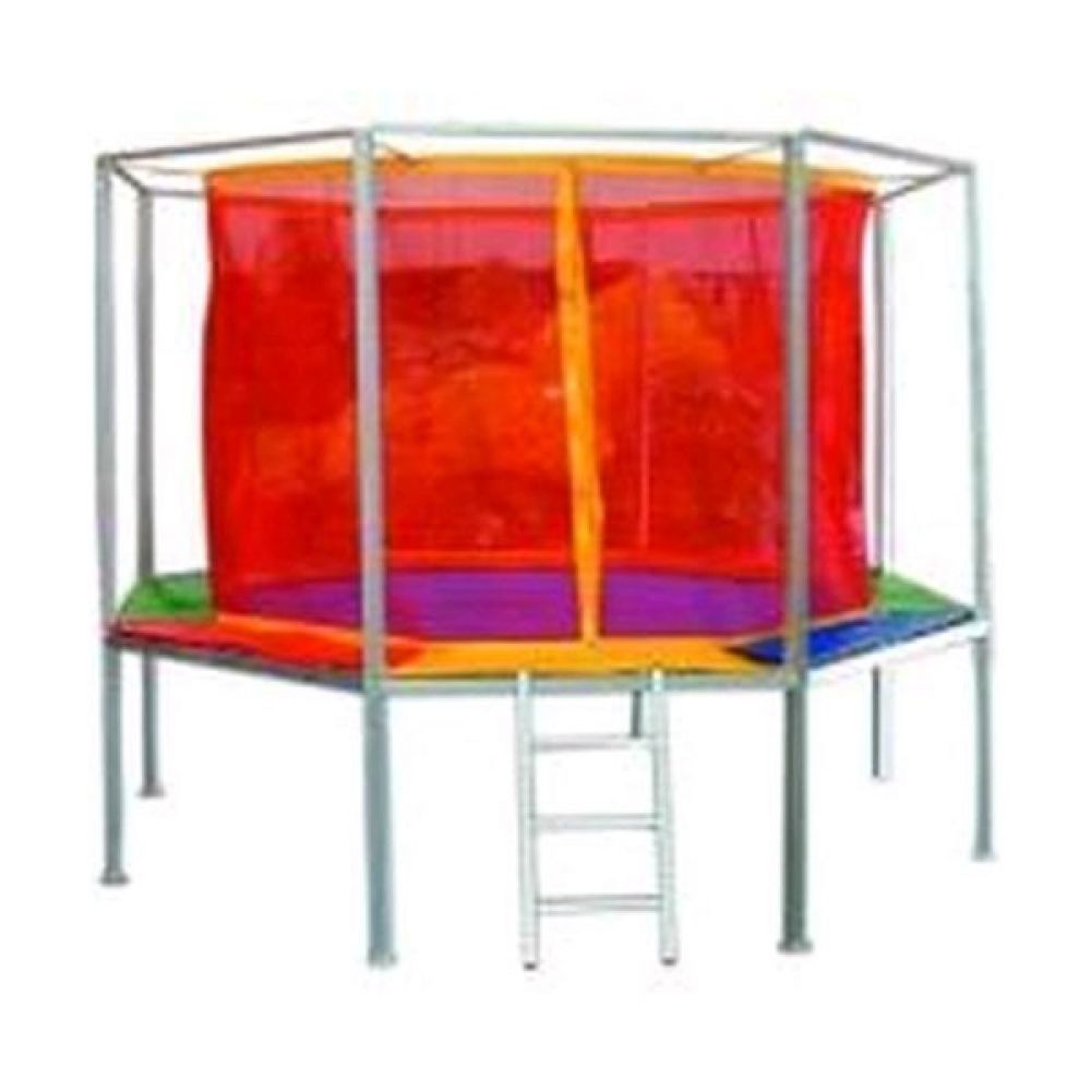 Cama Elástica Oitavada 2.70 x 2,70 Com Proteção Colorid