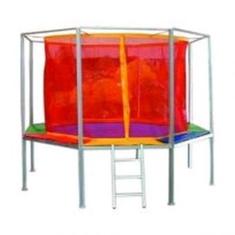 Cama Elástica Oitavada 2.70 x 2,70 Com Proteção Colorid