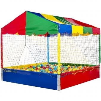 Piscina de Bolinhas 1,5m X 1,5m Com 1.500 Bolinhas Coloridas