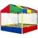 Piscina de Bolinhas 1,5m X 1,5m Com 1.500 Bolinhas Coloridas