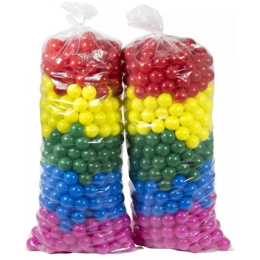 Bolinhas para Piscina 76mm - Com 1000 Bolinhas Coloridas